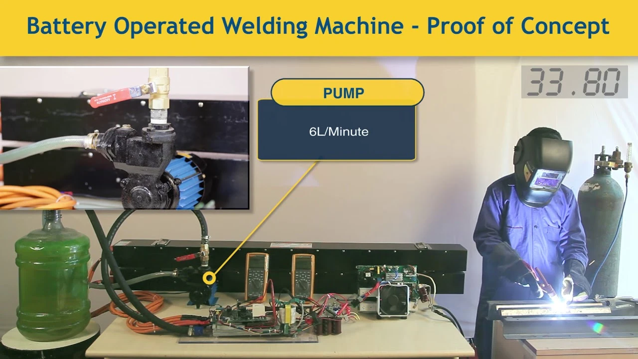 Battery Operated Welding Machine: Larsen and Toubro Technology Services, LTTS