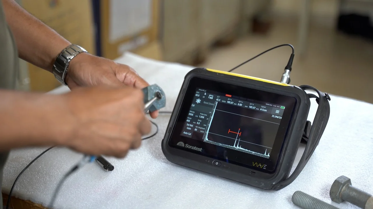 Ultrasonic Testing Training Video for Wind Turbine Inspection Operations : WindWorld India